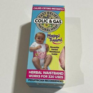 Happi Tummi Colic and Gas Relief for Babies and Infants Pink Belly Wrap